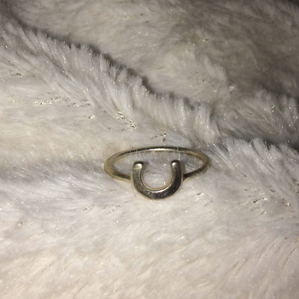 Horseshoe ring.